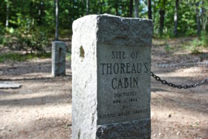 Thoreau cabin in Walden Woods