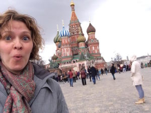 Trish Collins in Moscow