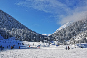 Bansko, Bulgaria mountain in winter