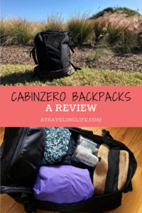 Here is my CabinZero backpack review. I've used the Travel Vintage 44L bag for a variety of domestic and international trips, and it was perfect for every experience. Click to read the full review. | Backpack for travel | 44L backpack | Cabin Zero bag | Travel Gear Review | Carry on backpack | #CabinZero #Backpack #Review