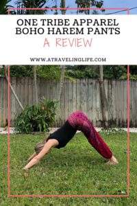 Here is my review for boho harem pants by One Tribe Apparel. Ethically produced in Thailand with traditional techniques and local materials, these are my go-to loungewear and pajamas when traveling to warmer climates. | One Tribe Apparel review | Harem pants for women | Ethical clothing brands | Ethical fashion | Travel fashion | #Review #EthicalClothing #Travel