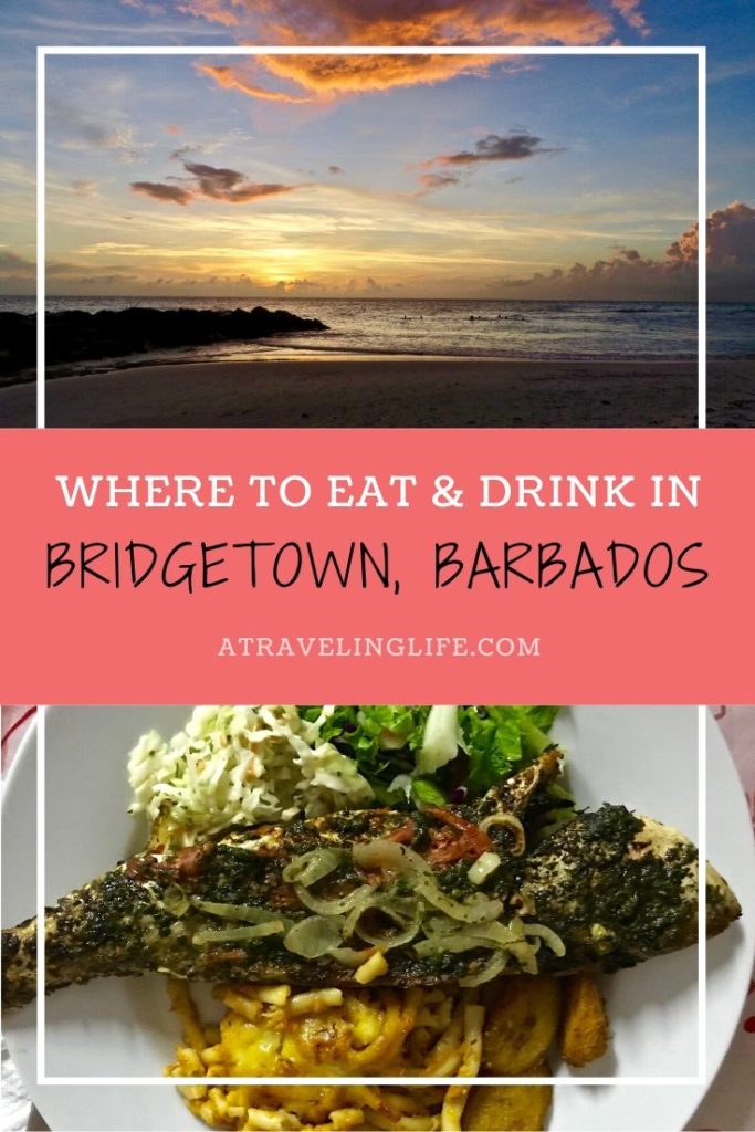 Here are the best places to eat in Bridgetown, Barbados. Cookbook author and foodie, Erika Ayn Finch, dishes on where to eat in paradise. | Bridgetown Barbados restaurant | Restaurants in Bridgetown Barbados | Things to do in Barbados | Oistins Fish Fry Barbados | Champers Barbados | #Bridgetown #Foodie #Barbados #TravelTips