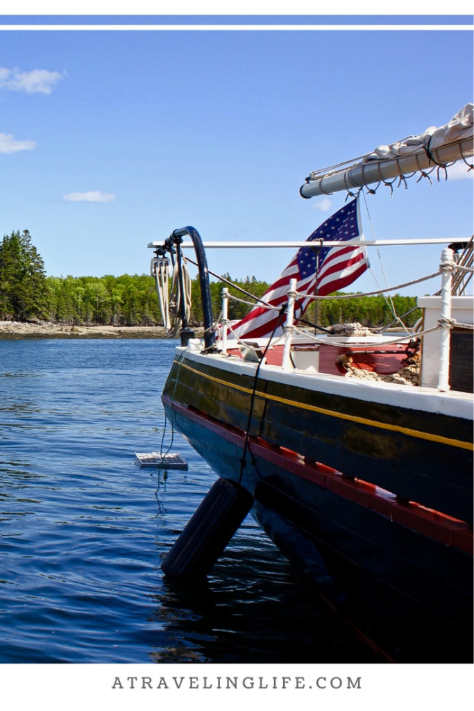 Here's what it's like to take a Maine windjammer cruise, and sail out of Rockland through Penobscot Bay on the J. & E. Riggin. | Things to Do in Maine | #visitmaine #mainething