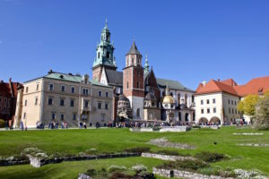 Wawel Castle in Krakow, Poland