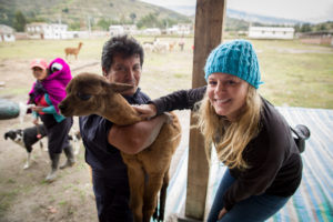 Caitlin Murray, co-founder of Purposeful Nomad in Ecuador