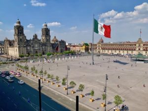 Zocalo in Mexico City, Mexico