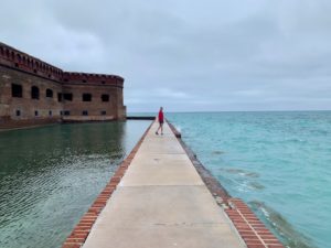 Brianne Miers at Dry Tortugas National Park in Florida